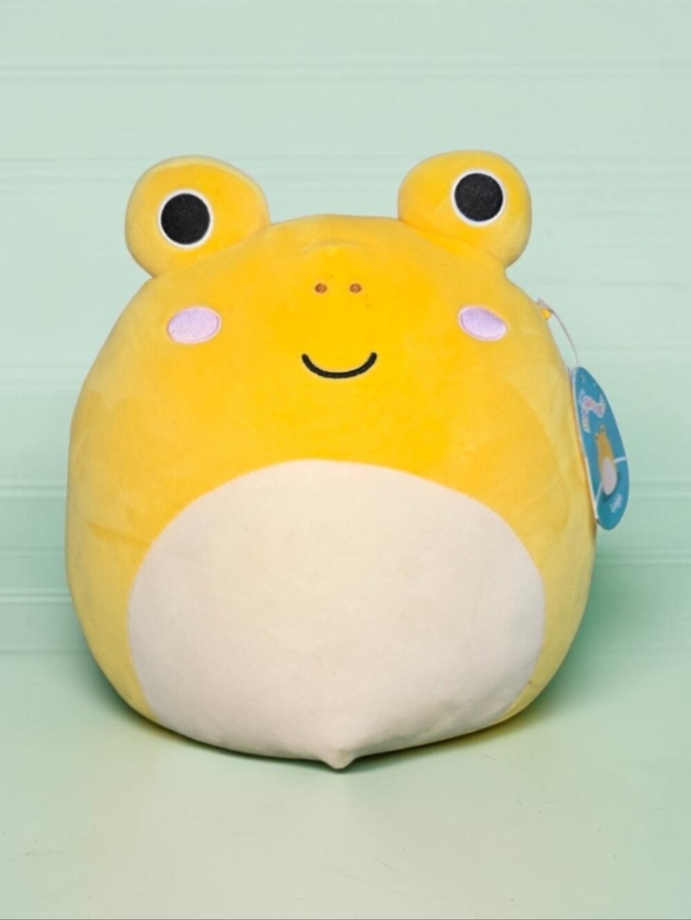 Squishmallow Leigh The Yellow Frog 12in Plush